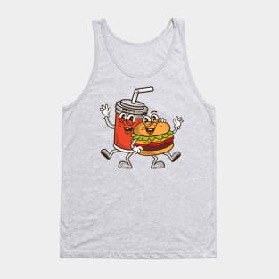 Burger and Soft drink Tank Top